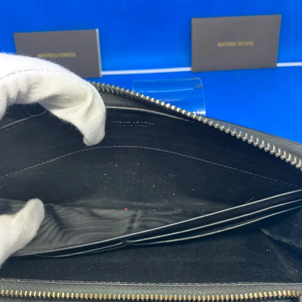 Bottega Veneta‎ Nappa Intreciato black continental wallet